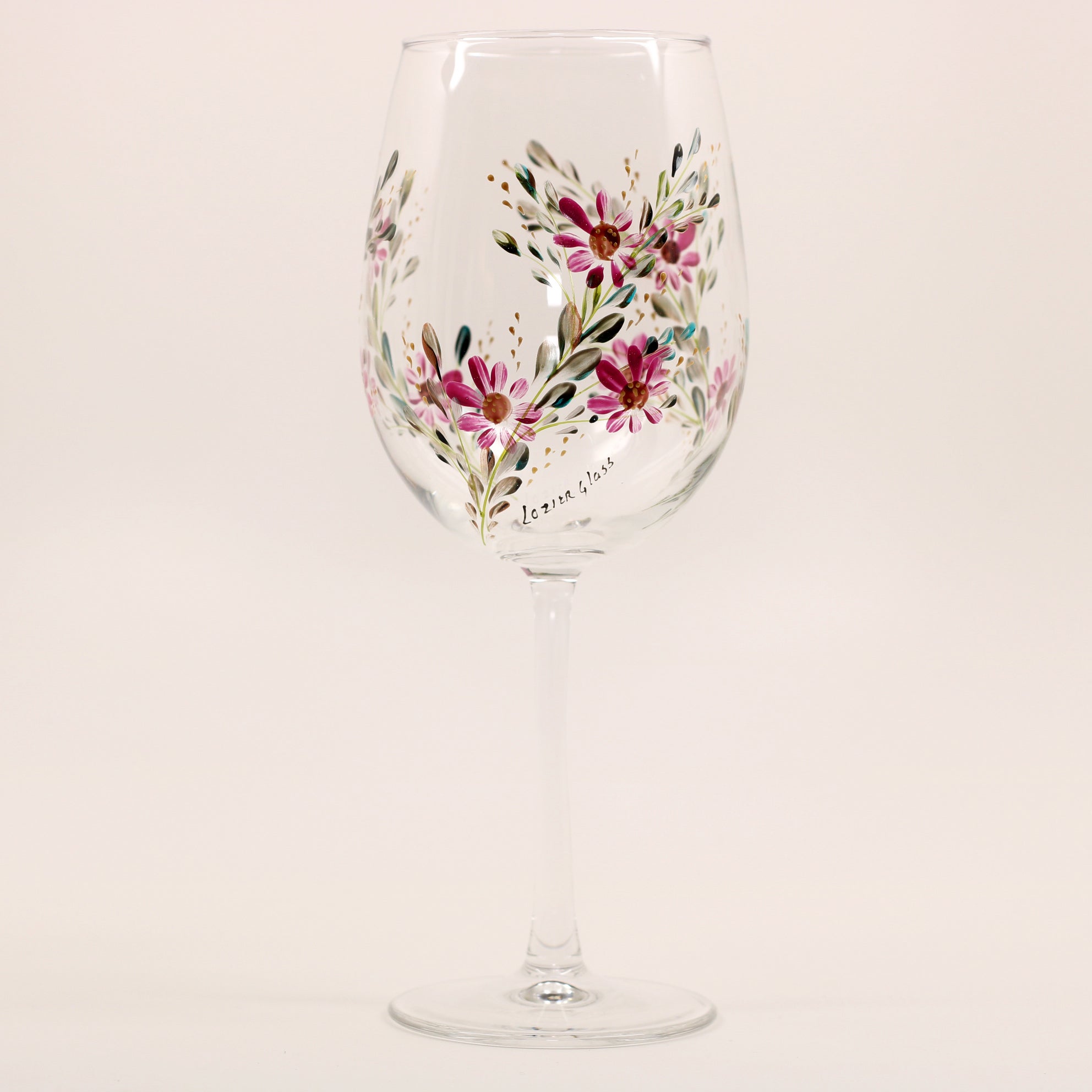 20 oz glass tumblers Floral Cross Inspirational Christian Glass Tumbler